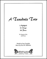 A Teasdale Trio Vocal Solo & Collections sheet music cover